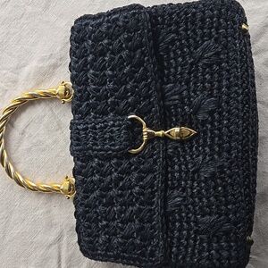 Vintage Lefcort straw bag